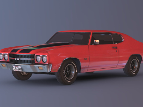  雪佛兰Chevelle3d模型 