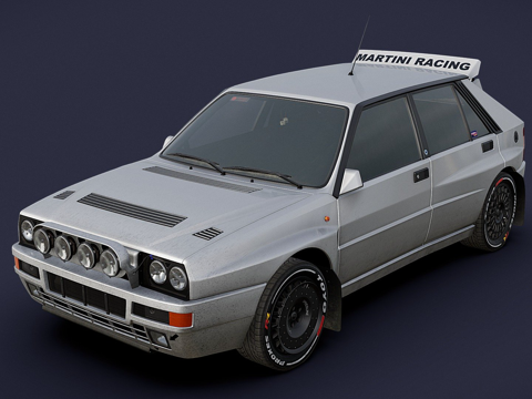  蓝旗亚Delta HF Integrale evo 23d模型 