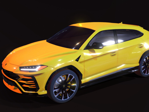  兰博基尼Urus 2018款3d模型 