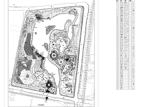 农业生态观光园景观平面CAD施工图cad施工图cad施工图