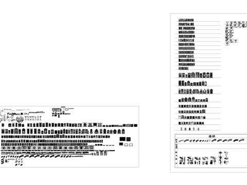 欧式门栏杆楼梯工装CAD综合图库cad施工图