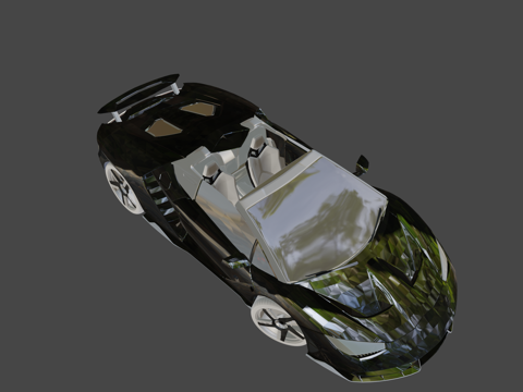  兰博基尼Centenario Roadster SDC3d模型 