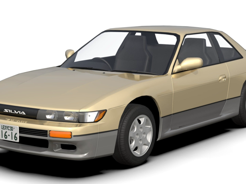  日产Silvia S13 更新3d模型 