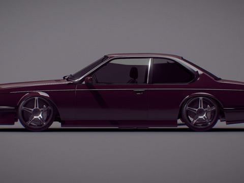  宝马E24六三五CSI3d模型 