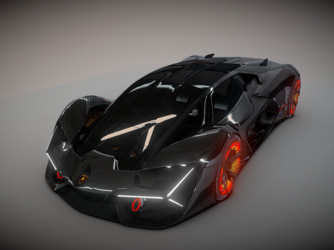  兰博基尼Terzo Millennio3d模型 