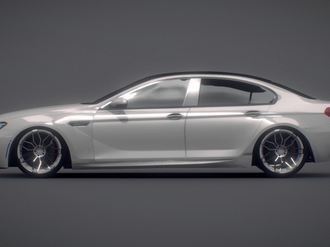  宝马M6 Gran Coupe3d模型 