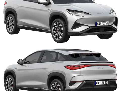  现代汽车3d模型 