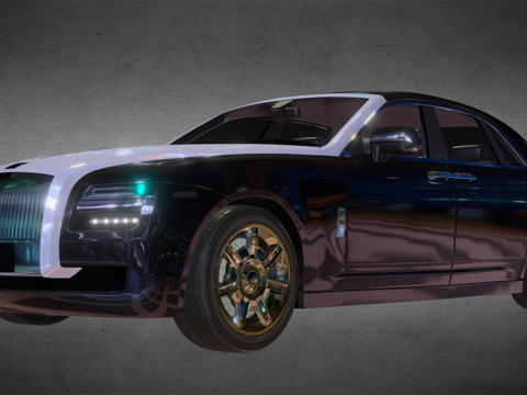  劳斯莱斯古思特3d模型 