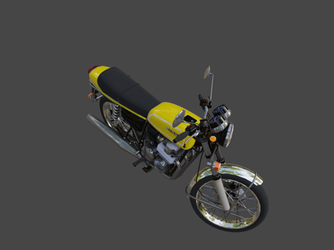  本田CB 750 F超级运动版 19703d模型 