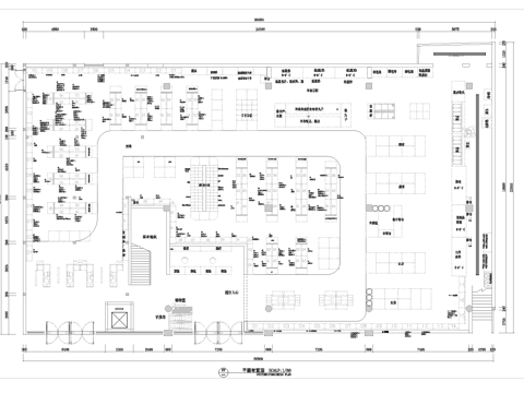 大型超市 最新全套施工图设计cad施工图