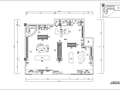 奶油风时尚男装女装服装店 最新全套施工图设计cad施工图