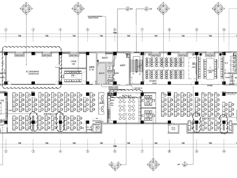 办公楼 最新全套施工图设计cad施工图