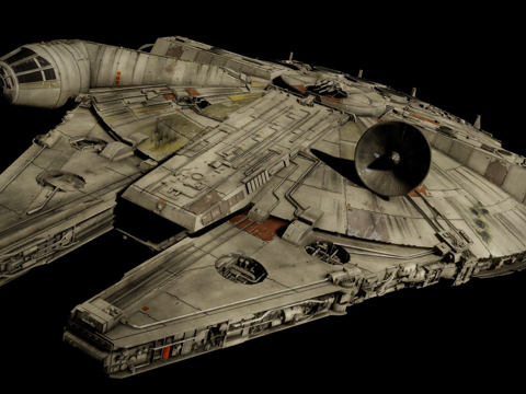  千年隼号3d模型 