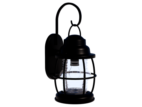 壁灯 装饰壁灯 金属壁灯 户外壁灯su模型