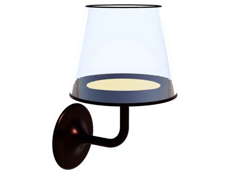  壁灯 装饰壁灯 金属壁灯su模型 