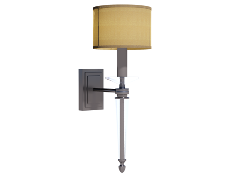  壁灯 装饰壁灯 金属壁灯su模型 