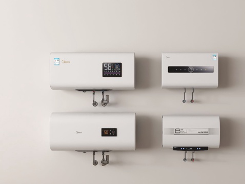 智能恒温热水器 家用热水器 储水式热水器 速热热水器 厨房卫su模型