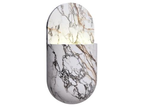 壁灯 装饰壁灯 大理石壁灯su模型