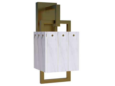 壁灯 装饰壁灯 金属壁灯su模型