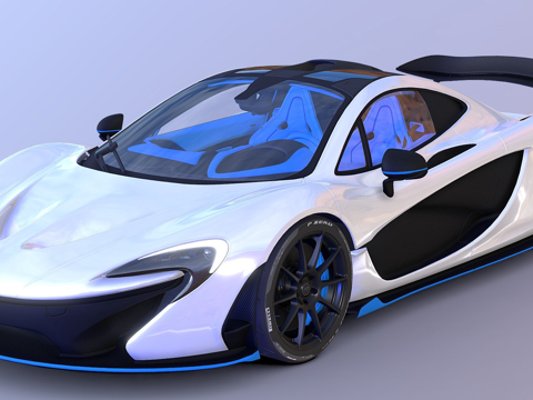  迈凯伦P1 MSO3d模型 