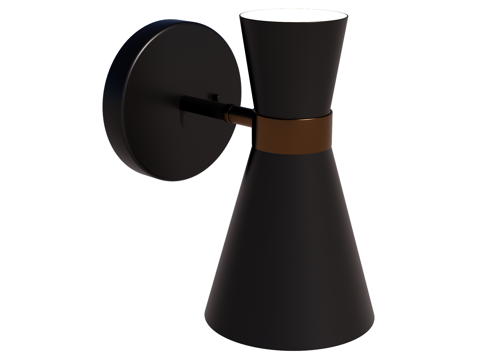  壁灯 装饰壁灯 金属壁灯su模型 