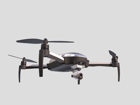  动画无人机3d模型 