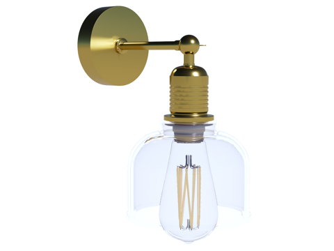 壁灯 装饰壁灯 金属壁灯 玻璃壁灯su模型