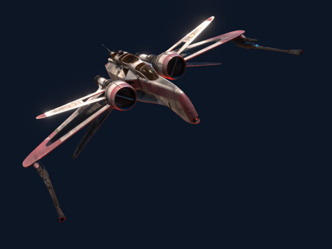  ARC170星际战斗机3d模型 