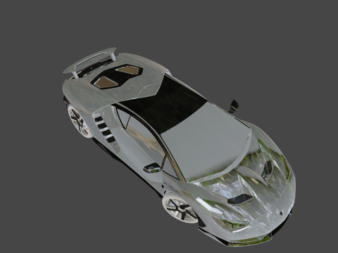  兰博基尼百年纪念LP七七零婴儿蓝SDC3d模型 