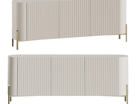  现代简约边柜 边柜 简约边柜 餐厅边柜 装饰边柜3d模型 