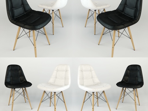  现代休闲椅子模型3d模型 