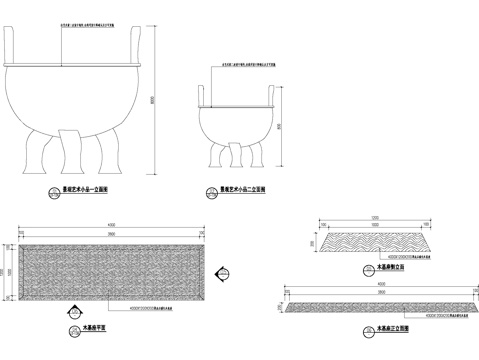 景观小品详图CAD施工图cad施工图
