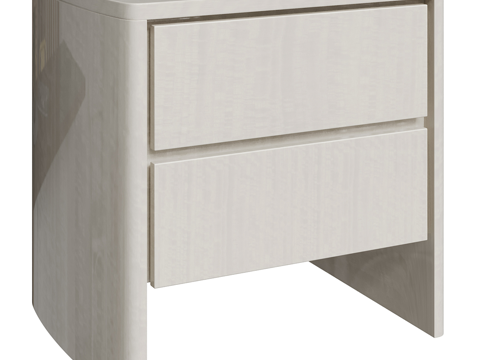  现代简约床头柜 床头柜 简约床头柜 矮柜 装饰柜3d模型 