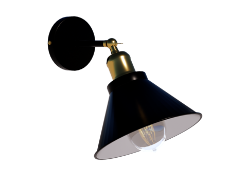  壁灯 装饰壁灯 金属壁灯su模型 