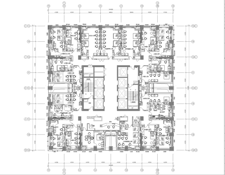 800平电竞酒店 最新全套施工图设计cad施工图