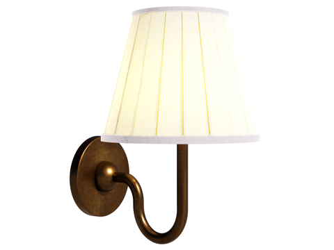  壁灯 装饰壁灯 金属壁灯su模型 