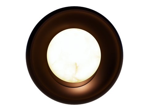 壁灯 装饰壁灯 金属壁灯 大理石壁灯su模型