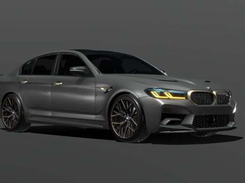  宝马M5 CS3d模型 