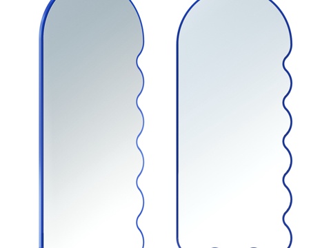  现代装饰镜3d模型 