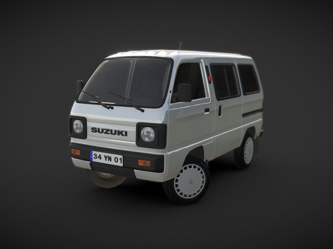  铃木Carry小型货车3d模型3d模型 