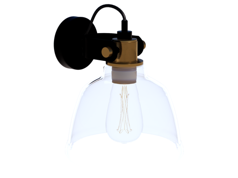 壁灯 装饰壁灯 金属壁灯 玻璃壁灯su模型