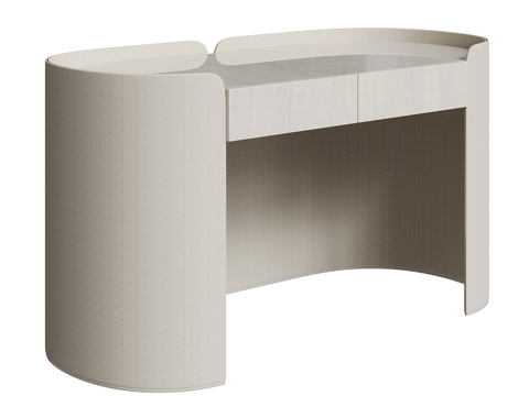  现代简约书桌 书桌 简约书桌 桌子 书房书桌3d模型 