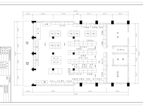 超市 最新平面施工图设计cad施工图