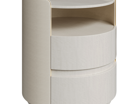  现代简约床头柜 床头柜 简约床头柜 矮柜 装饰柜3d模型 