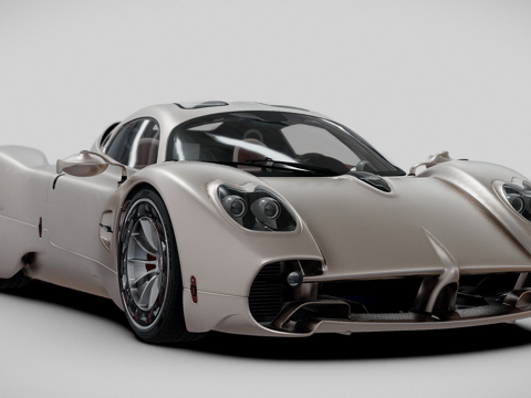  帕加尼乌托邦二零二三3d模型 