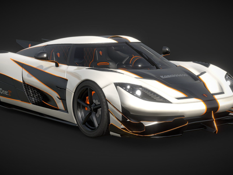  科尼赛克One专业版3d模型 