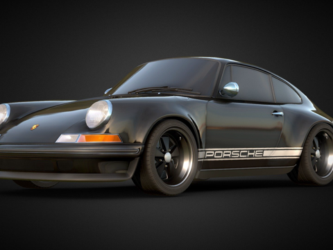  保时捷Singer 911 Turbo3d模型 