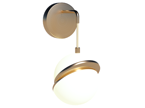 壁灯 装饰壁灯 金属壁灯su模型