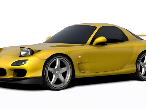  马自达RX7 FD3d模型 