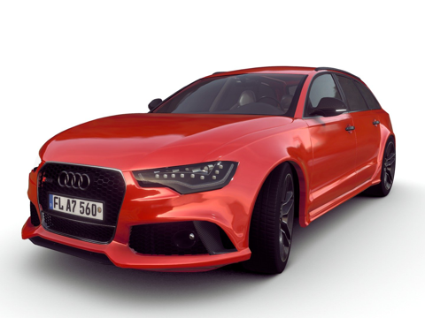  奥迪RS6 Avan3d模型 